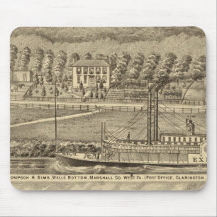 Res of the late Thompson H Sims Mousepad