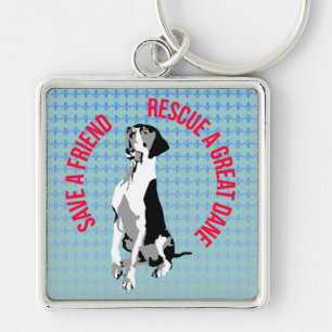 Rescue a Great Dane Schlüsselanhänger