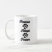 Rescue Adoptier Foster - Adoptier eines Pet Day Kaffeetasse (Links)