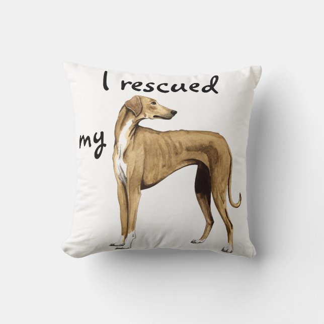 Rescue Azawakh Kissen (Vorderseite)