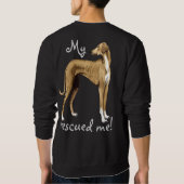Rescue Azawakh Sweatshirt (Rückseite)