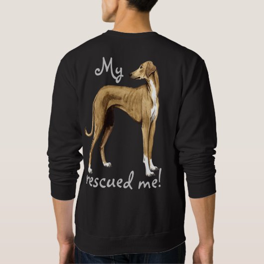 Rescue Azawakh Sweatshirt (Rückseite)