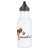 Rescue Bloodhound Edelstahl Wasserflasche (Rechts)
