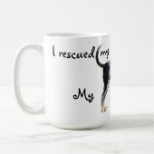 Rescue Bluetick Coonhound Kaffeetasse (Links)