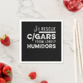 Rescue Cigars From Humidor Cutter Cigar Smoker Gif Serviette (Beispiel)