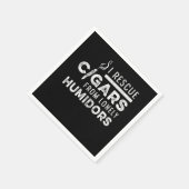 Rescue Cigars From Humidor Cutter Cigar Smoker Gif Serviette (Ecke)