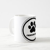 Rescue Club – United by Paws Kaffeetasse (Vorderseite Links)