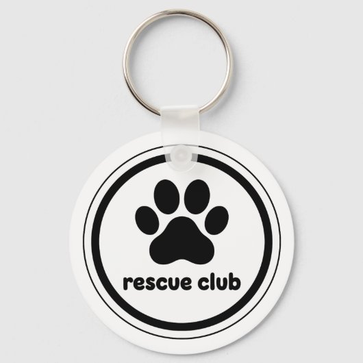 Rescue Club – United by Paws Schlüsselanhänger (Vorderseite)