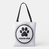 Rescue Club – United by Paws Tasche (Rückseite)