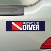 Rescue Diver 4 Autoaufkleber (Auf Auto)