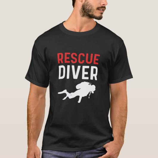 Rescue Diver Crew  Rescue Diving T-Shirt (Vorderseite)
