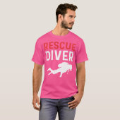 Rescue Diver Crew. Rettungstauchen T-Shirt (Vorne ganz)
