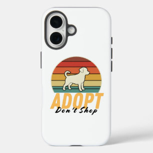 Rescue Dog Liebe - Adoptier Don’t Shop iPhone 16 C Hülle