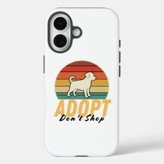 Rescue Dog Liebe - Adoptier Don’t Shop iPhone 16 C iPhone 16 Hülle