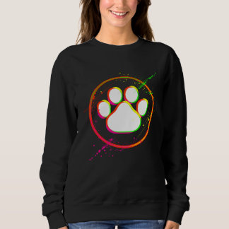 Rescue Dog Paw Adopt Dog Sweatshirt