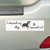 Rescue Entlebucher Mountain Hund Autoaufkleber (Auf Auto)
