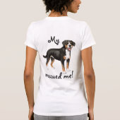 Rescue Entlebucher Mountain Hund T-Shirt (Rückseite)