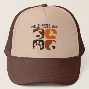 Rescue Foster Adopt Trucker Hat Truckerkappe