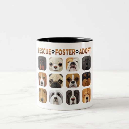 Rescue Foster Adoptiert Tasse (Mittel)
