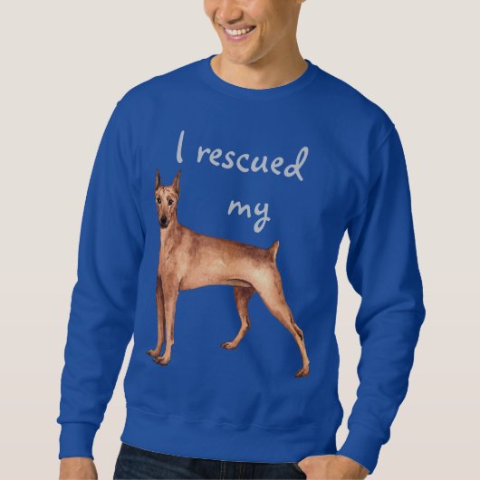 Rescue German Pinscher Sweatshirt (Vorderseite)