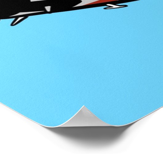 Rescue Helicopter Poster (Ecke)