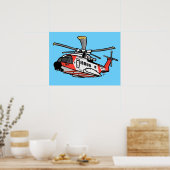 Rescue Helicopter Poster (Küche)