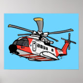 Rescue Helicopter Poster (Vorne)
