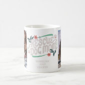 Rescue Hund Mama 2 Foto Kaffeetasse (Mittel)