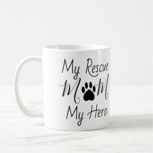 Rescue Hund Mama Hero Foto Tasse