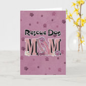 Rescue Hund MAMA Karte (Gelbe Blume)