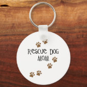 Rescue Hund Mama Schlüsselanhänger (Vorderseite)