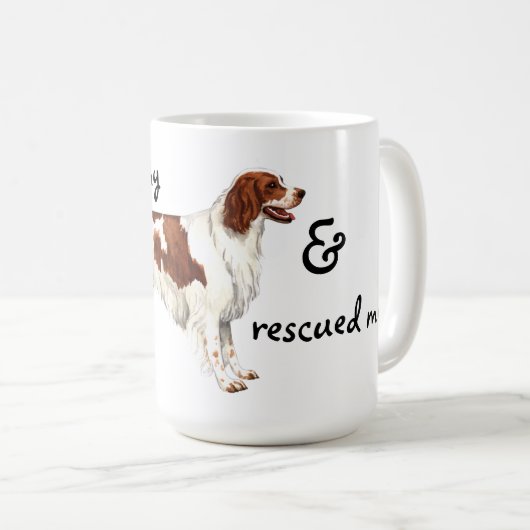Rescue Irish Red und White Setter Kaffeetasse (VorderseiteRechts)