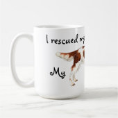 Rescue Irish Red und White Setter Kaffeetasse (Links)