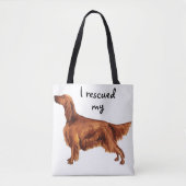 Rescue Irish Setter Tasche (Vorderseite)
