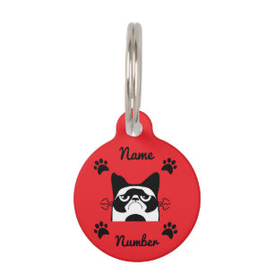 Rescue-Katzen Hauskatzen Zubehör und Geschenke Tag Haustiermarke