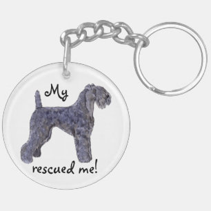 Rescue Kerry Blue Schlüsselanhänger