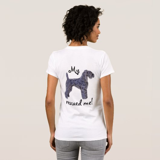 Rescue Kerry Blue T-Shirt (Schwarz voll)