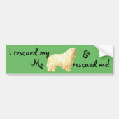 Rescue Komondor Autoaufkleber (Vorne)
