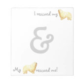 Rescue Komondor Notizblock (Vorderseite)