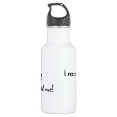 Rescue Komondor Trinkflasche (Rückseite)