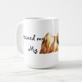 Rescue Lhasa Apso Kaffeetasse (Vorderseite Links)