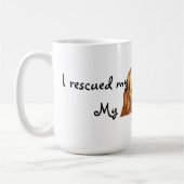 Rescue Lhasa Apso Kaffeetasse (Links)