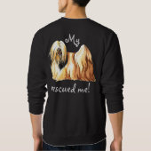 Rescue Lhasa Apso Sweatshirt (Rückseite)