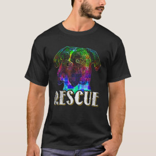 Rescue-Mama Adoptier Liebe Adoptier Paw und Hunde  T-Shirt