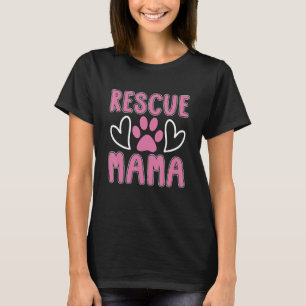 Rescue Mama Adoption verletzte Liebe Tier T-Shirt