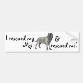 Rescue Mastino Autoaufkleber (Vorne)