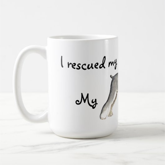 Rescue Miniature Schnauzer Kaffeetasse (Links)