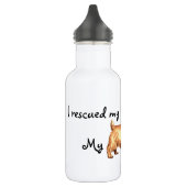 Rescue Norfolk Terrier Edelstahlflasche (Links)