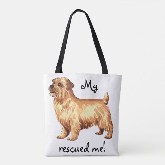 Rescue Norfolk Terrier Tasche (Rückseite)