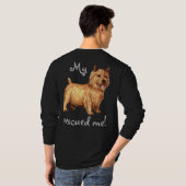 Rescue Norwich Terrier T-Shirt (Schwarz voll)